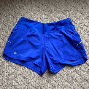 Bright Blue Athleta Shorts